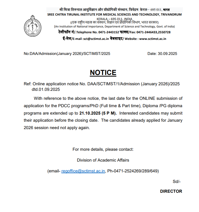 ONLINE submission of application for the PDCC programs
